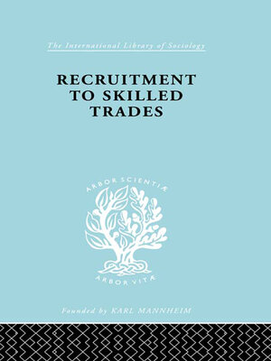 cover image of Recruitment to Skilled Trades